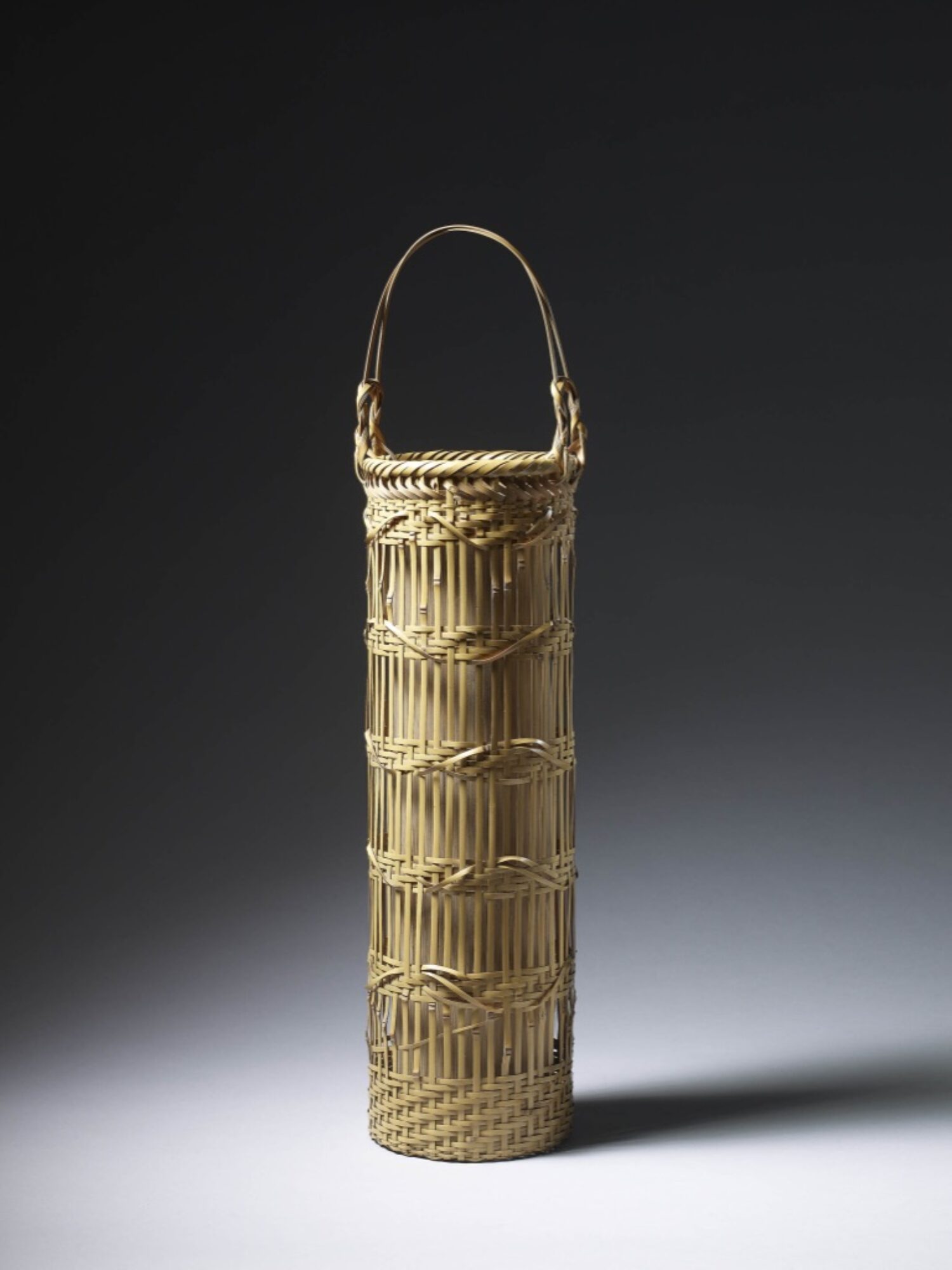 Bamboo Hanakago Basket By Shichi Ju Nanaju